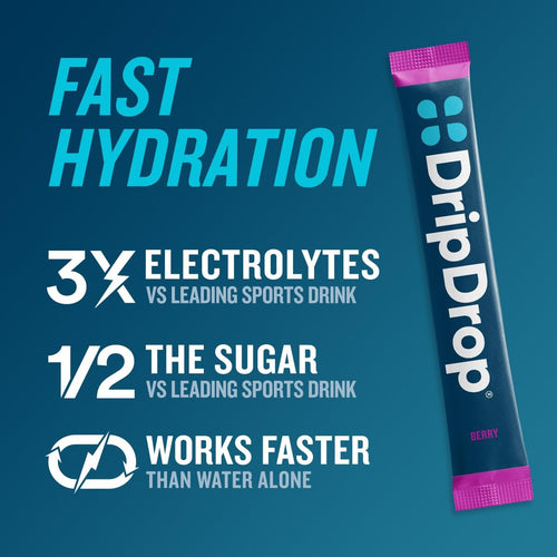 Berry Electrolyte Powder, 8 oz sticks, 32 count D5
