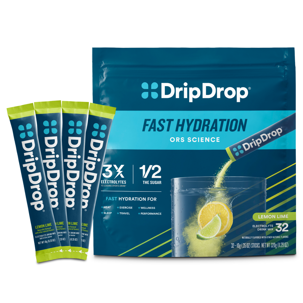 Lemon Lime Electrolyte Powder, 8 oz sticks, 32 count C9