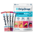 Zero Sugar Plus, Strawberry Kiwi, Peach, Cherry Limeade, Wild Berry, 16 oz sticks, 8 count T0