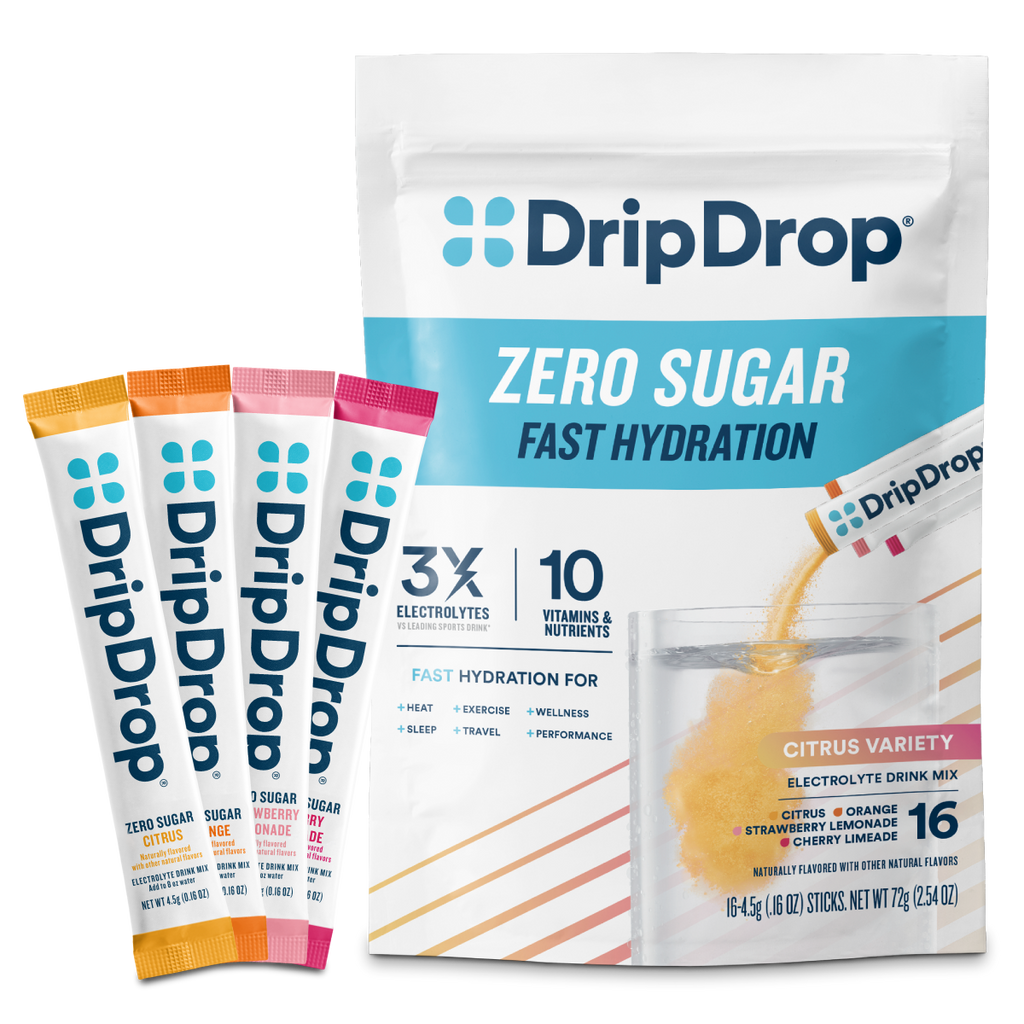 Zero Sugar Citrus Variety Pack Electrolyte Powder, 8 oz sticks, 16 count O4