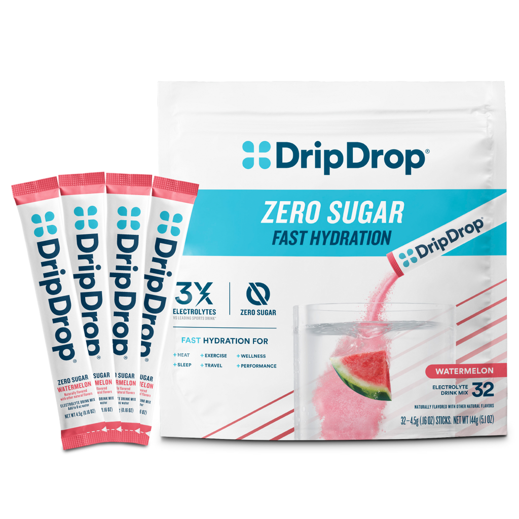 Zero Sugar Watermelon Electrolyte Powder, 8 oz sticks, 32 count E3