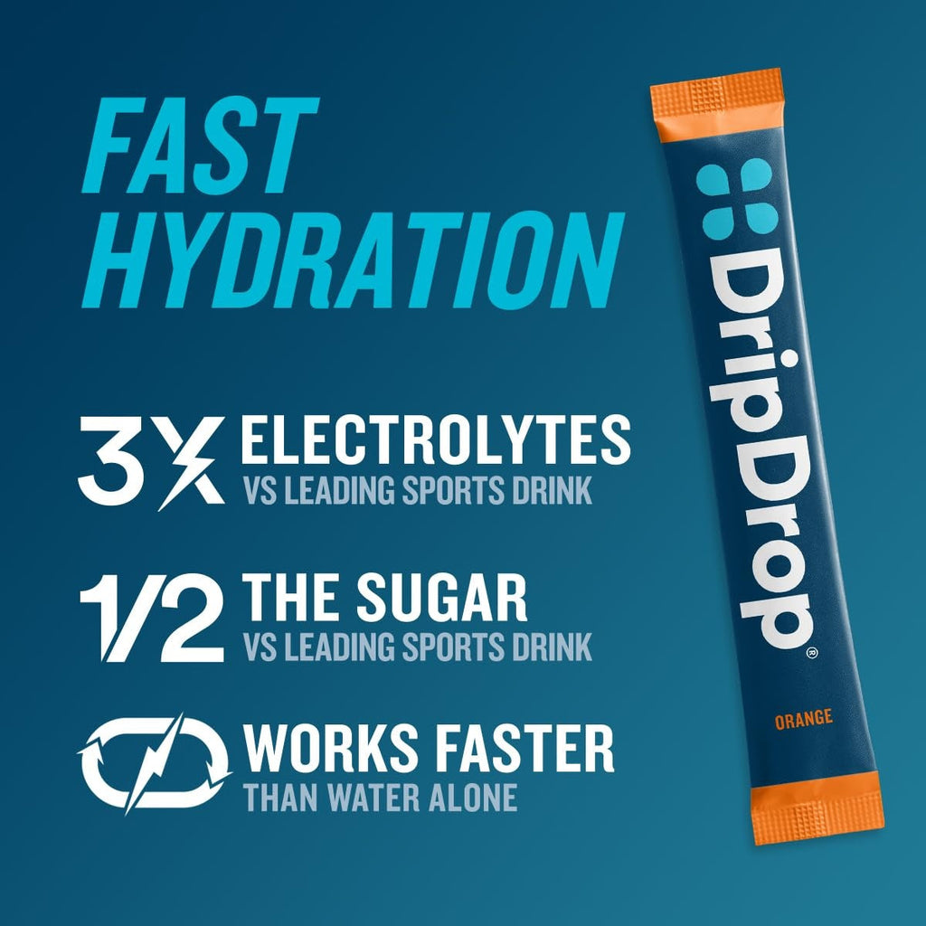 Orange Electrolyte Powder, 8 oz sticks, 32 count M2